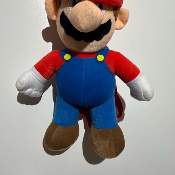 Super Mario Brothers Kids Multicolor Soft Plush Doll Backpack - Picture 3 of 6